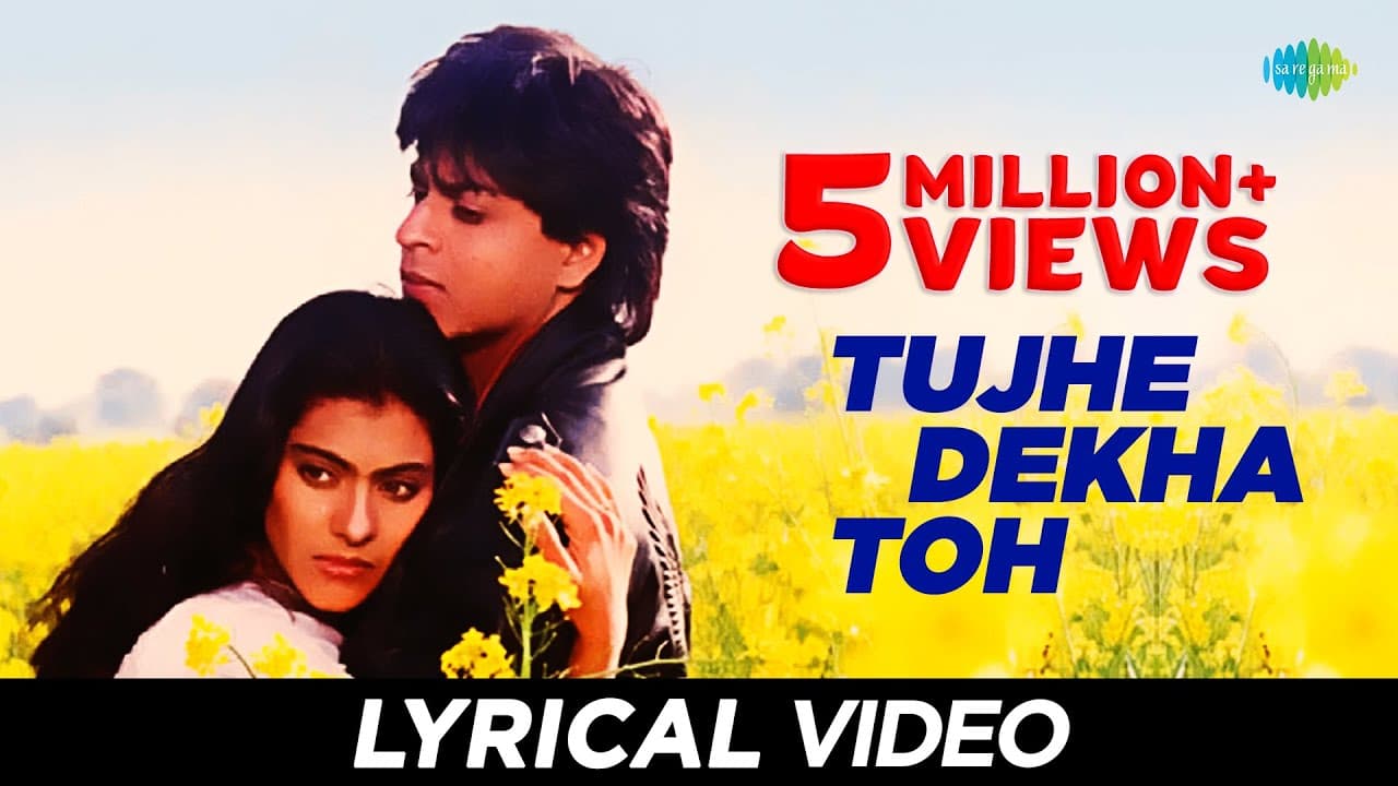 Tujhe Dekha To Ye Jana Sanam - Lyrical | Shah Rukh Khan | Kajol | DDLJ | Lata Mangeshkar, Kumar Sanu