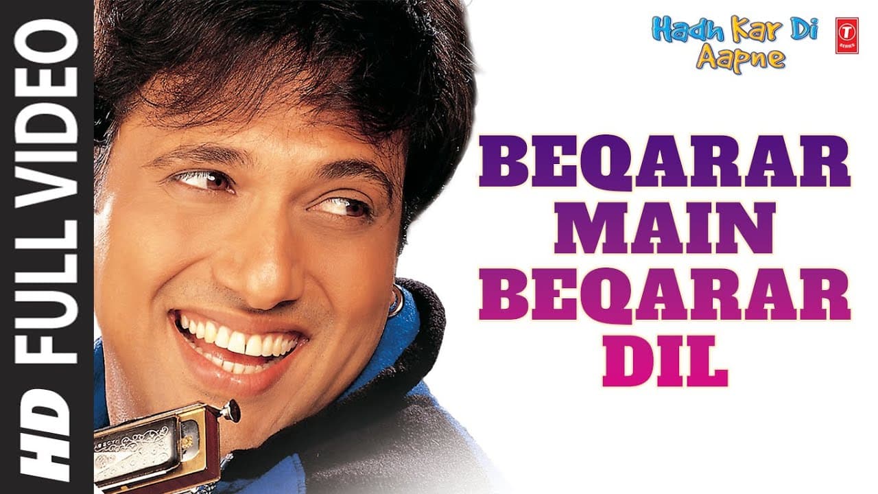 Beqarar Main Beqarar Dil | Hadh Kar Di Aapne | Sonu Nigam | Govinda | Rani Mukherjee