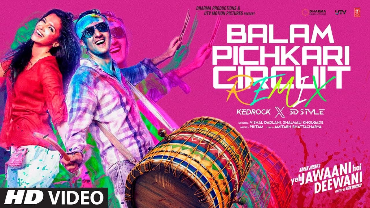Balam Pichkari (Circuit Remix): Ranbir, Deepika | Holi Special | Kedrock, SD Style