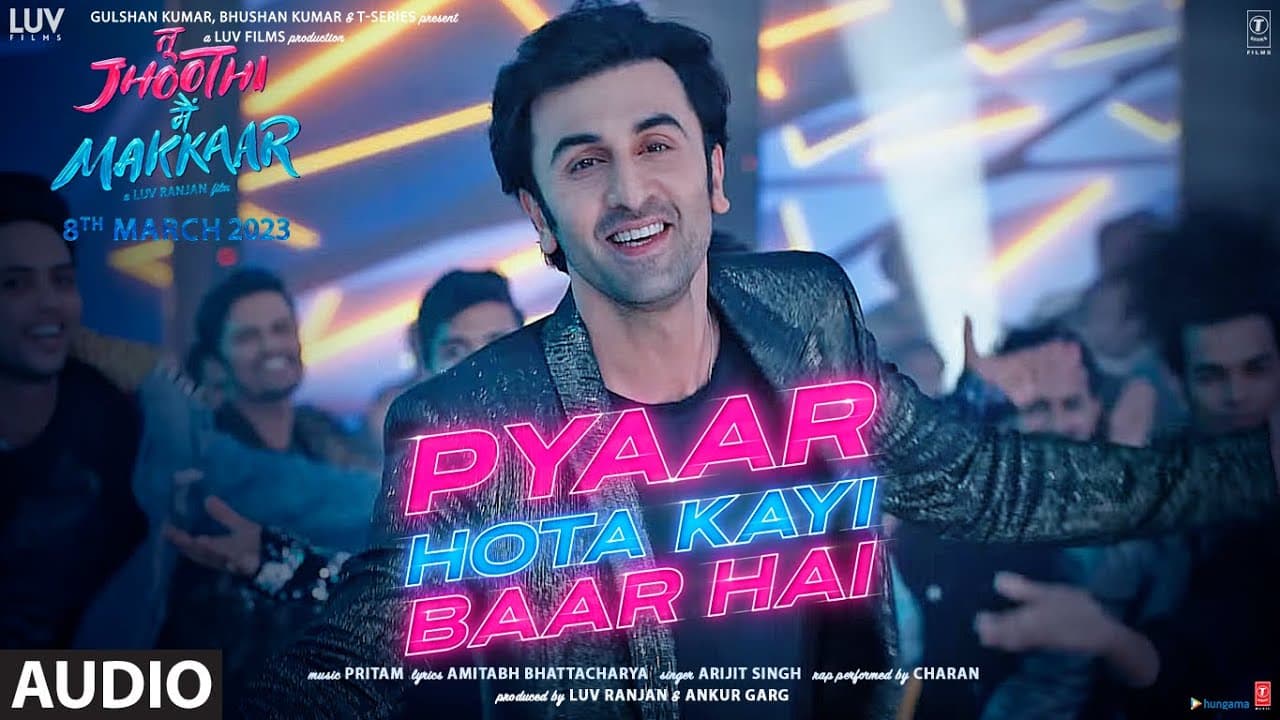 Pyaar Hota Kayi Baar Hai (Audio) Tu Jhoothi Main Makkaar | Ranbir, Shraddha | Pritam, Arijit,Amitabh