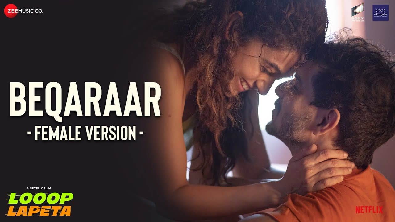 Beqaraar - Female Version | Looop Lapeta | Taapsee Pannu & Tahir Raj Bhasin | Ronkini G | Santanu G