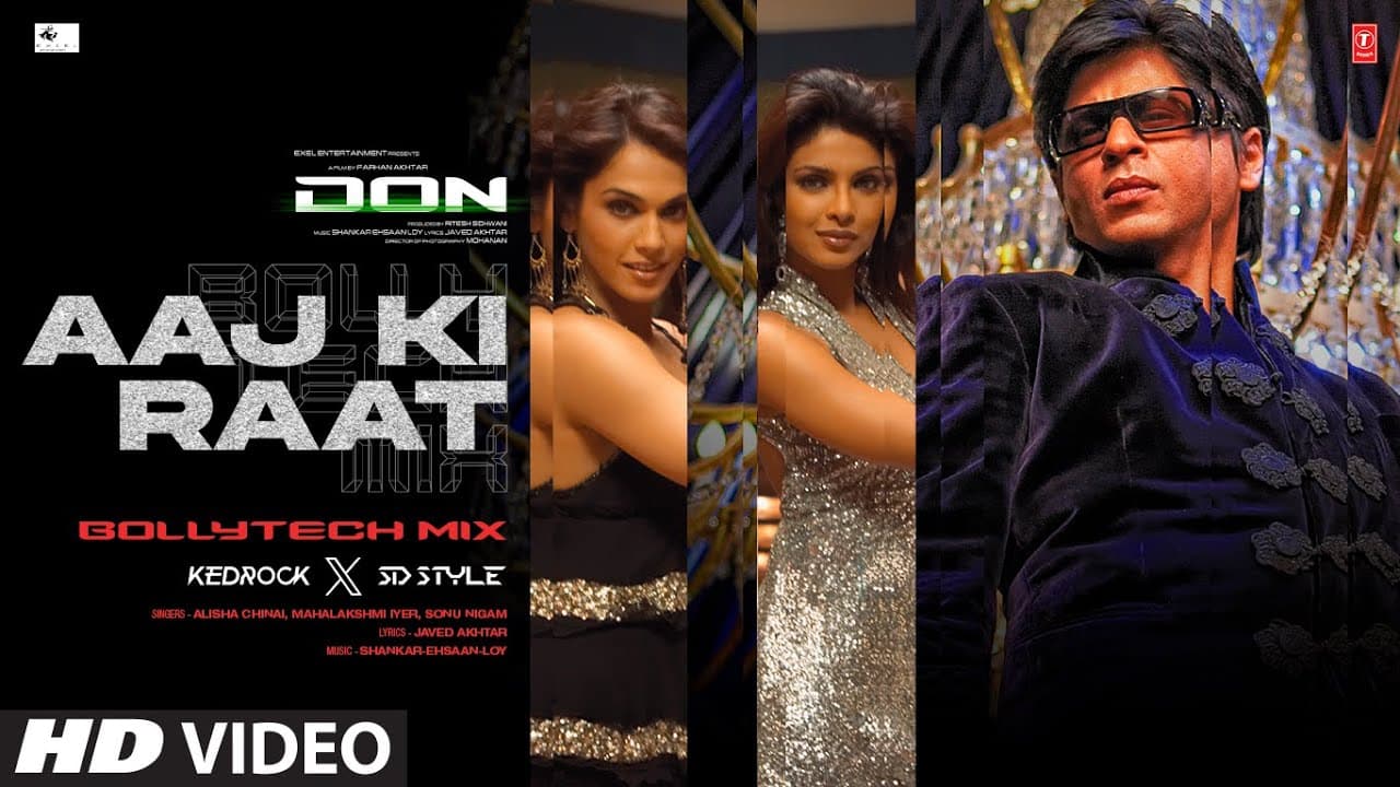 Aaj Ki Raat Bollytech Mix | Shah Rukh Khan | Sonu Nigam | Kedrock, SD Style | New Dance Song