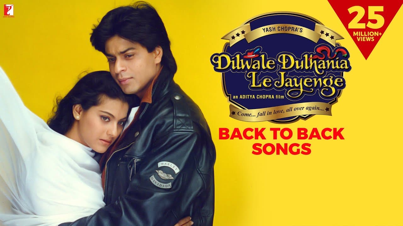 Dilwale Dulhania Le Jayenge | Back To Back Songs | Shah Rukh Khan, Kajol | Jatin-Lalit, Anand B