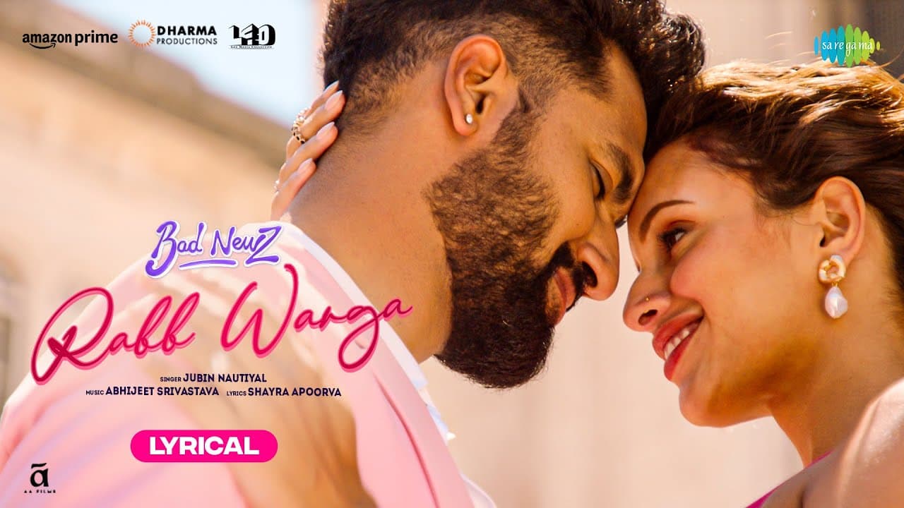 Rabb Warga -Lyrical | Bad Newz | Vicky Kaushal | Triptii Dimri | Jubin Nautiyal | Abhijeet | Shayra
