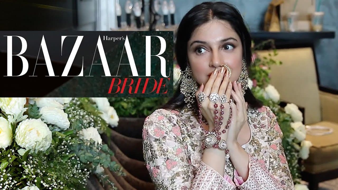 Divya Khosla Kumar's Cover Shoot | Behind The Scenes | Harper's Bazaar Bride - August issue
