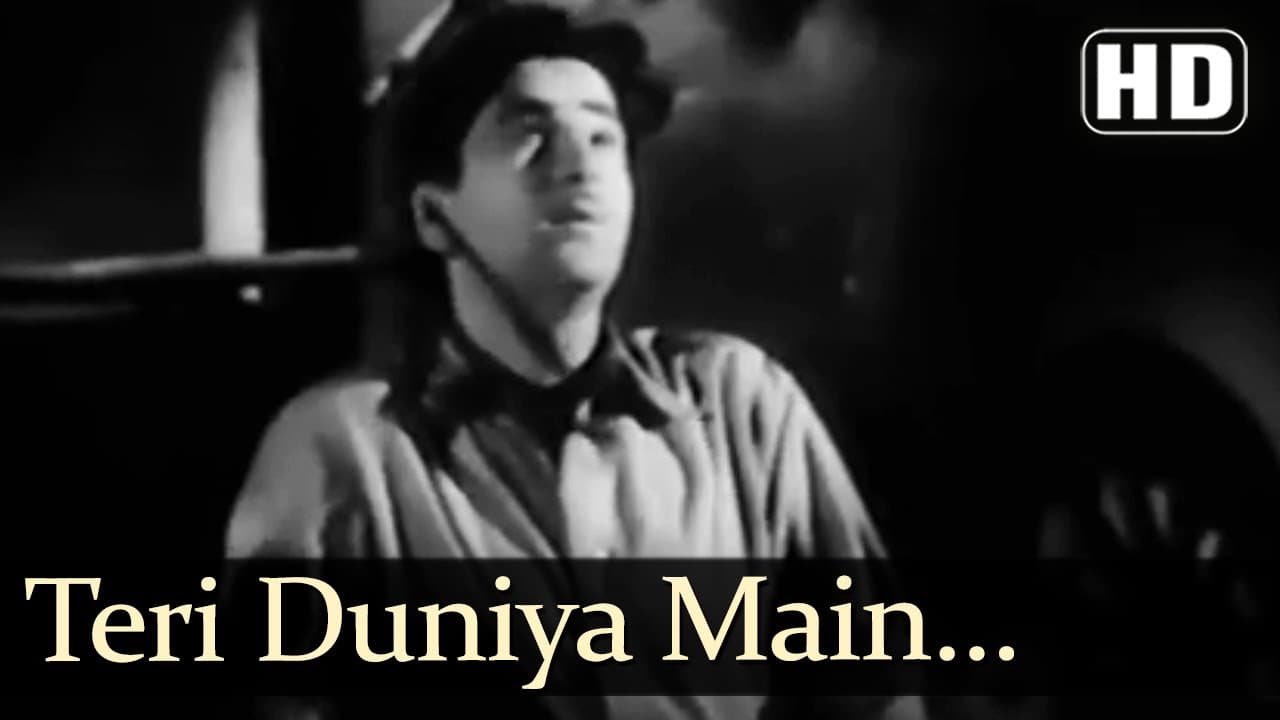 Teri Duniya Main Dil Lagta Nahin - Bawre Nain Songs - Raj Kapoor - Mukesh - Sad Song