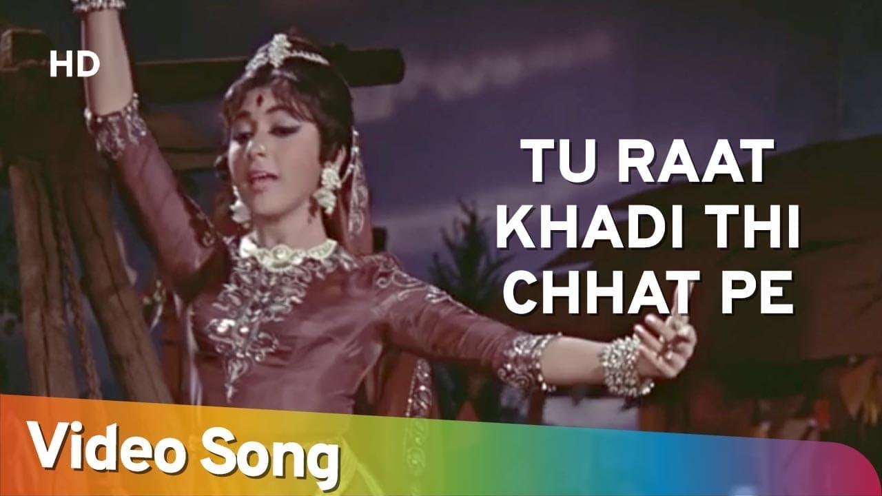 Tu Raat Khadi Thi Chhat Pe (HD) | Himalay Ki Godmein (1965) | Manoj Kumar | Mala Sinha | Hindi Song
