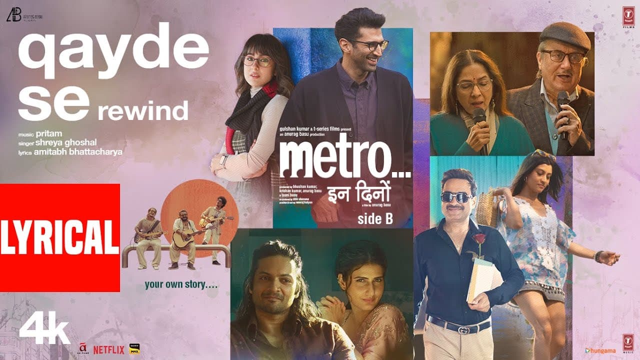 Metro…In Dino: Qayde Se - Rewind (Lyrical Video) | Shreya Ghoshal | Pritam | Amitabh Bhattacharya