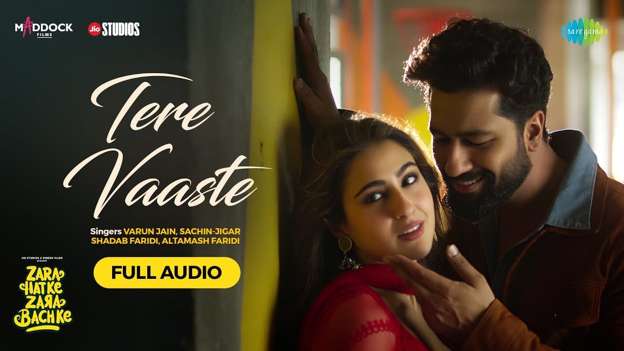 Tere Vaaste-Audio | Zara Hatke Zara Bachke | Vicky Kaushal, Sara Ali Khan,Varun,Sachin-Jigar,Amitabh