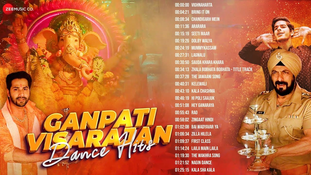 Ganpati Visarjan Dance Hits - Video Jukebox | Vighnaharta, Sauda Khara Khara, Bring It On & More