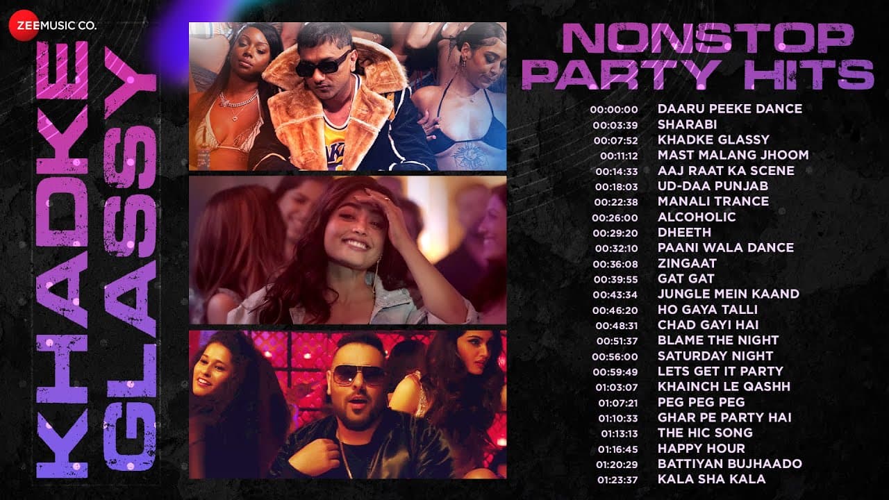 Nonstop New Year Party Hits - KHADKE GLASSY 🥂 | Ud-daa Punjab, Manali Trance, Zingaat, Alcoholic