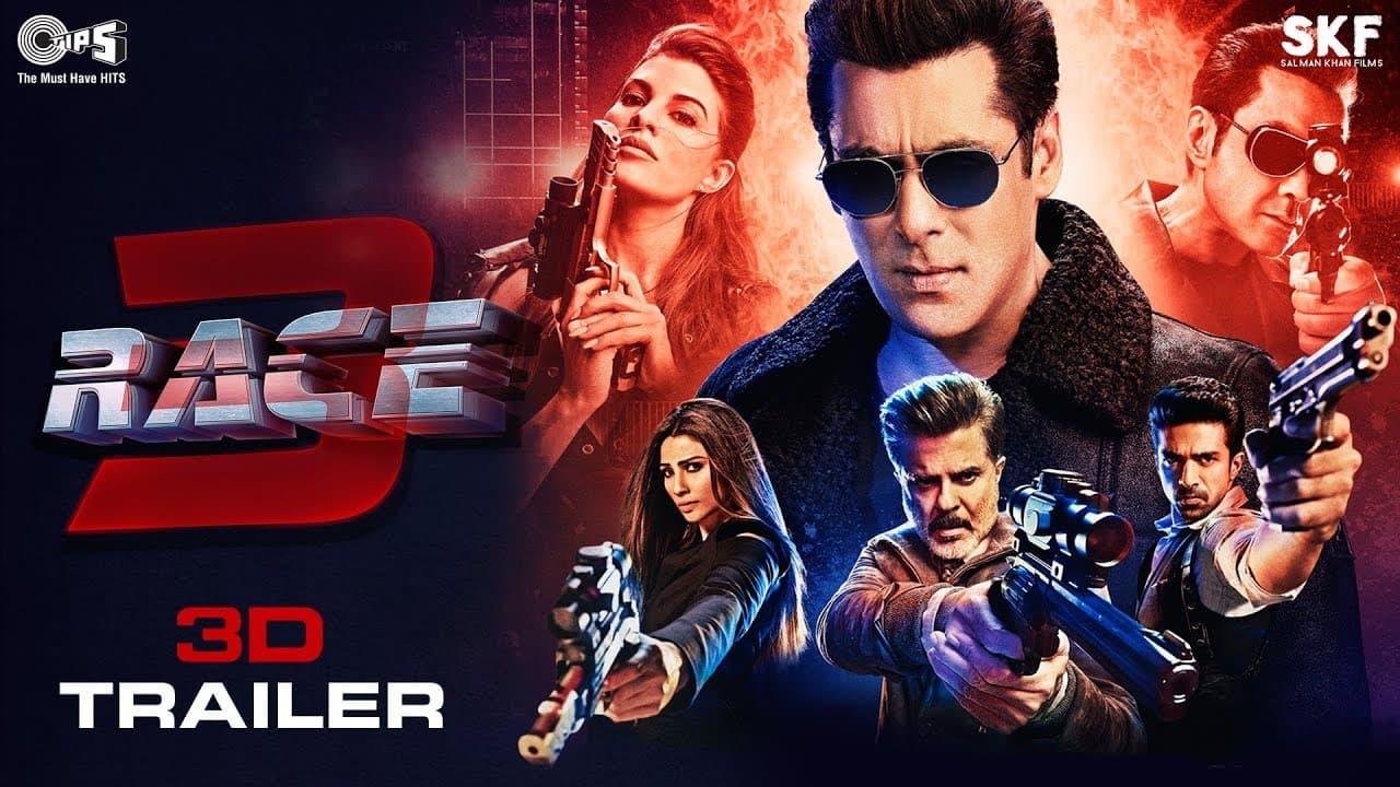 Race 3 Movie - 3D Trailer | Salman Khan | Remo D'Souza | Side-By-Side Video | For 3D TV Only
