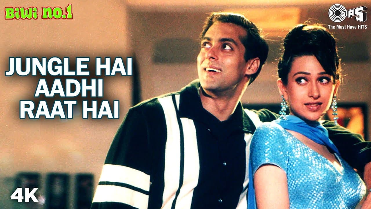 Jungle Hai Aadhi Raat Hai | Salman Khan | Karisma Kapoor | Kumar S | Hema S | Biwi No.1 | 90's Songs