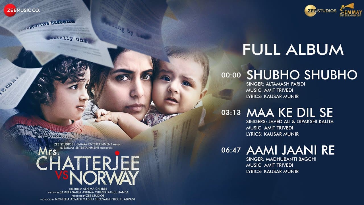 Mrs. Chatterjee Vs Norway - Full Album | Rani Mukerji | Amit Trivedi | Kausar Munir