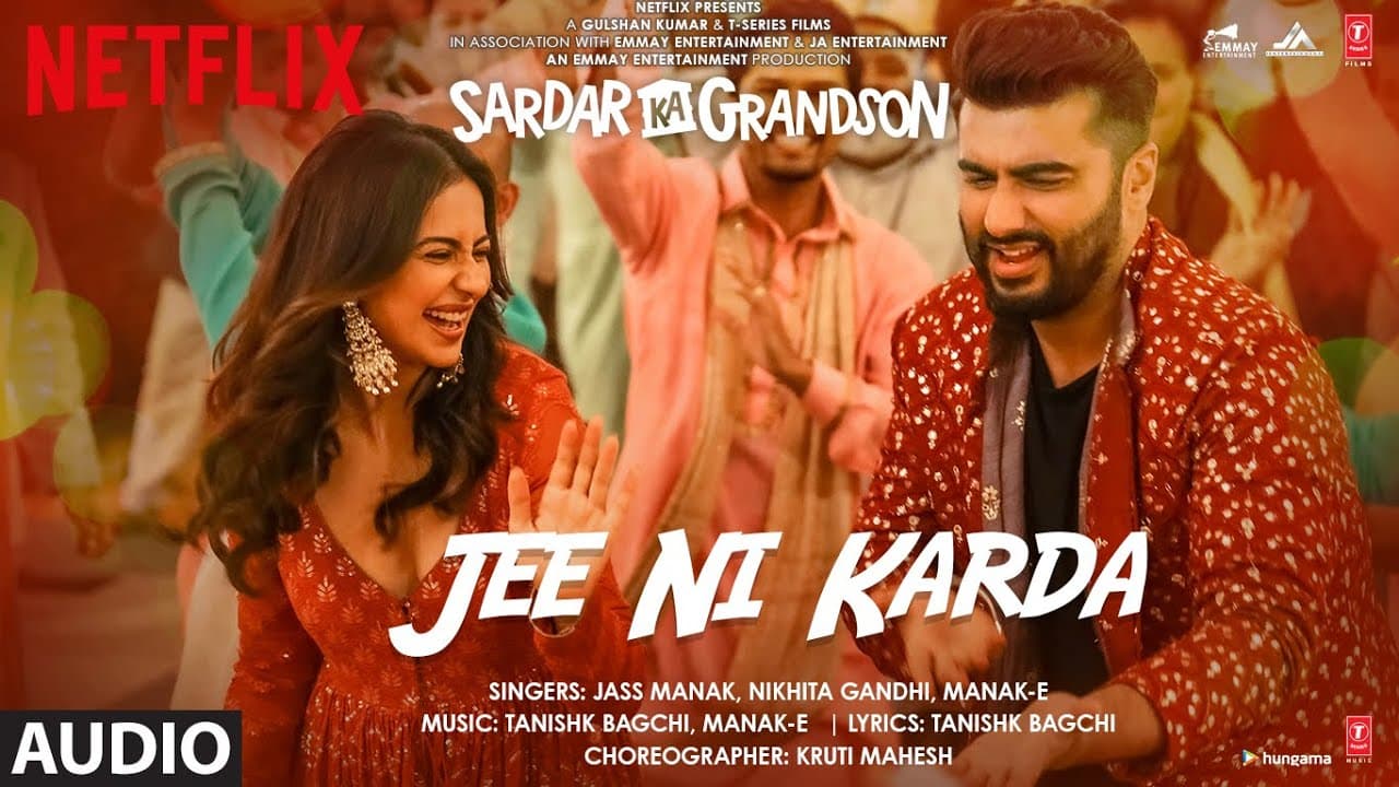 Jee Ni Karda (Audio) | Sardar Ka Grandson | Arjun Kapoor,Rakul Preet |Jass Manak,Manak -E ,Tanishk B