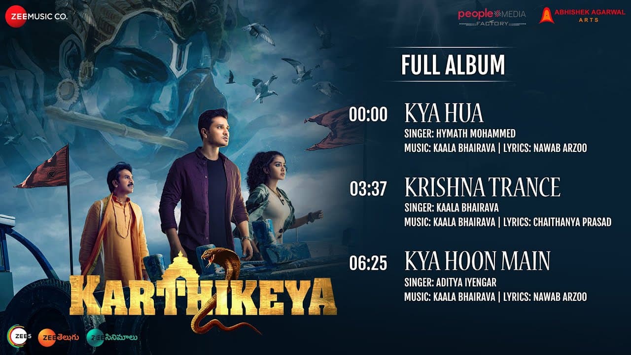 Karthikeya 2 (Hindi) - Full Album | Nikhil, Anupama Parameswaran & Anupam Kher | Kaala Bhairava