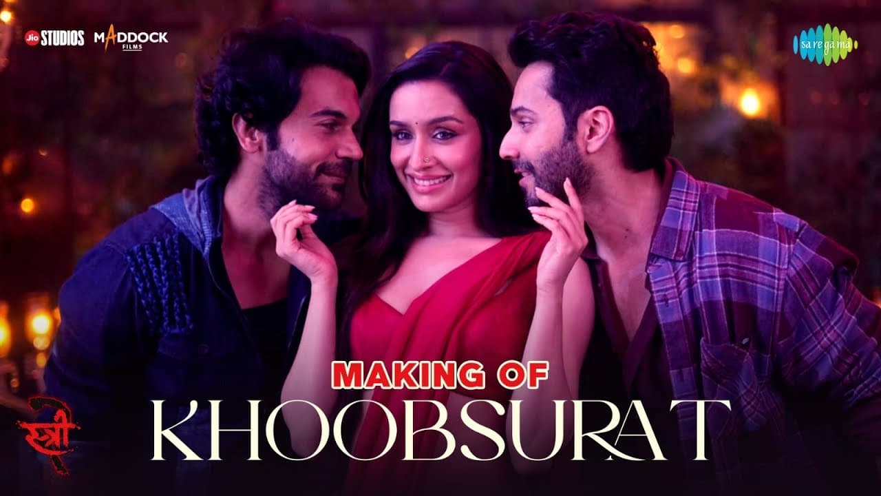 Making of Khoobsurat | Stree 2, Varun Dhawan, Shraddha Kapoor, Rajkummar Rao, Sachin-Jigar, Vishal M
