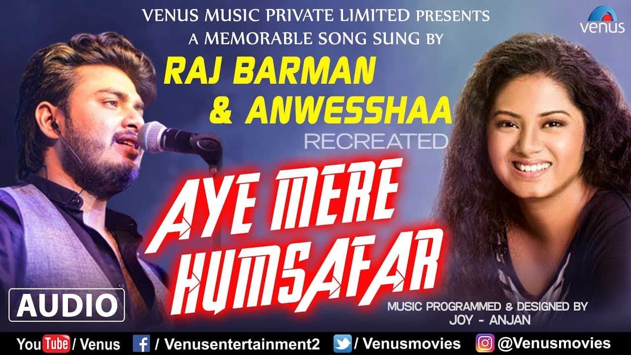 Raj Barman & Anwesshaa | Aye Mere Humsafar - Recreated | Baazigar | Romantic Songs