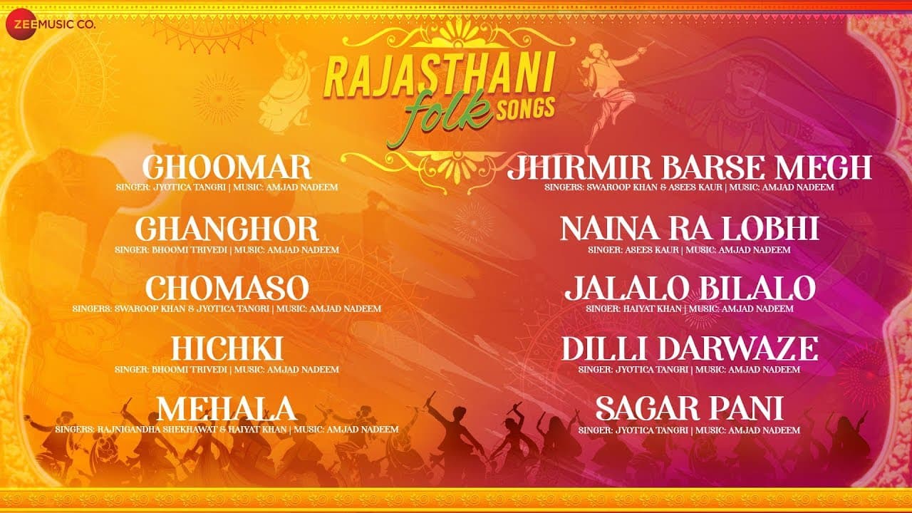 Rajasthani Folk Songs - Jyotica,Asees,Swaroop,Haiyat,Bhoomi,Rajnigandha | Amjad Nadeem