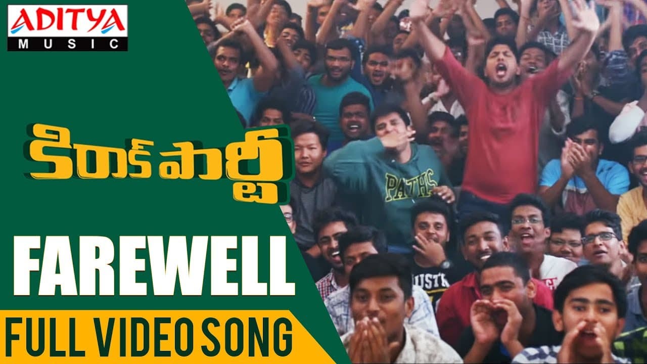 Farewell Full Video Song | Kirrak Party Video Songs | Nikhil Siddharth | Simran | Sharan Koppisetty