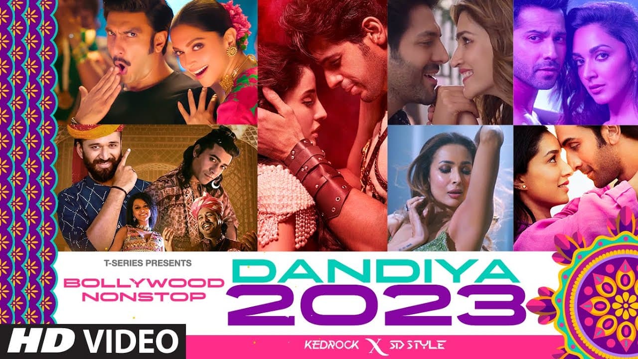 BOLLYWOOD NONSTOP DANDIYA 2023 | Navratri Garba Songs | Kedrock & SD Style |Malang Sajna|Jehda Nasha