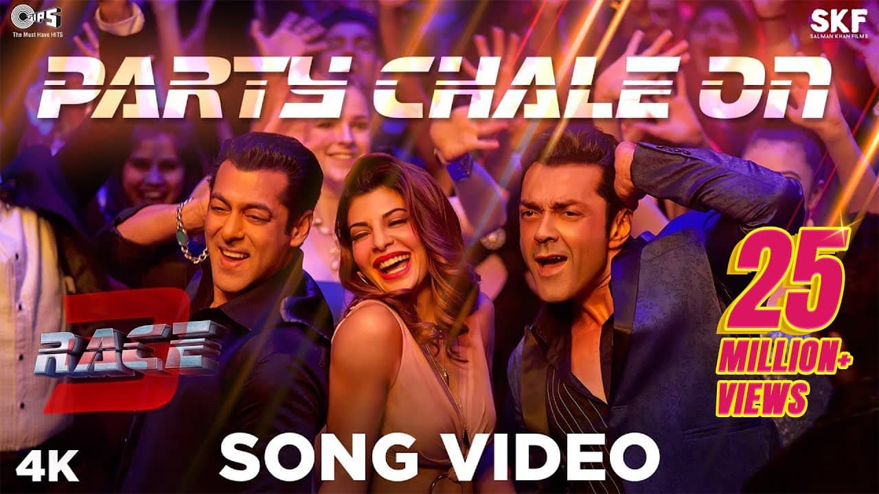 Party Chale On Song Video - Race 3 | Salman Khan | Mika Singh, Iulia Vantur | Vicky-Hardik