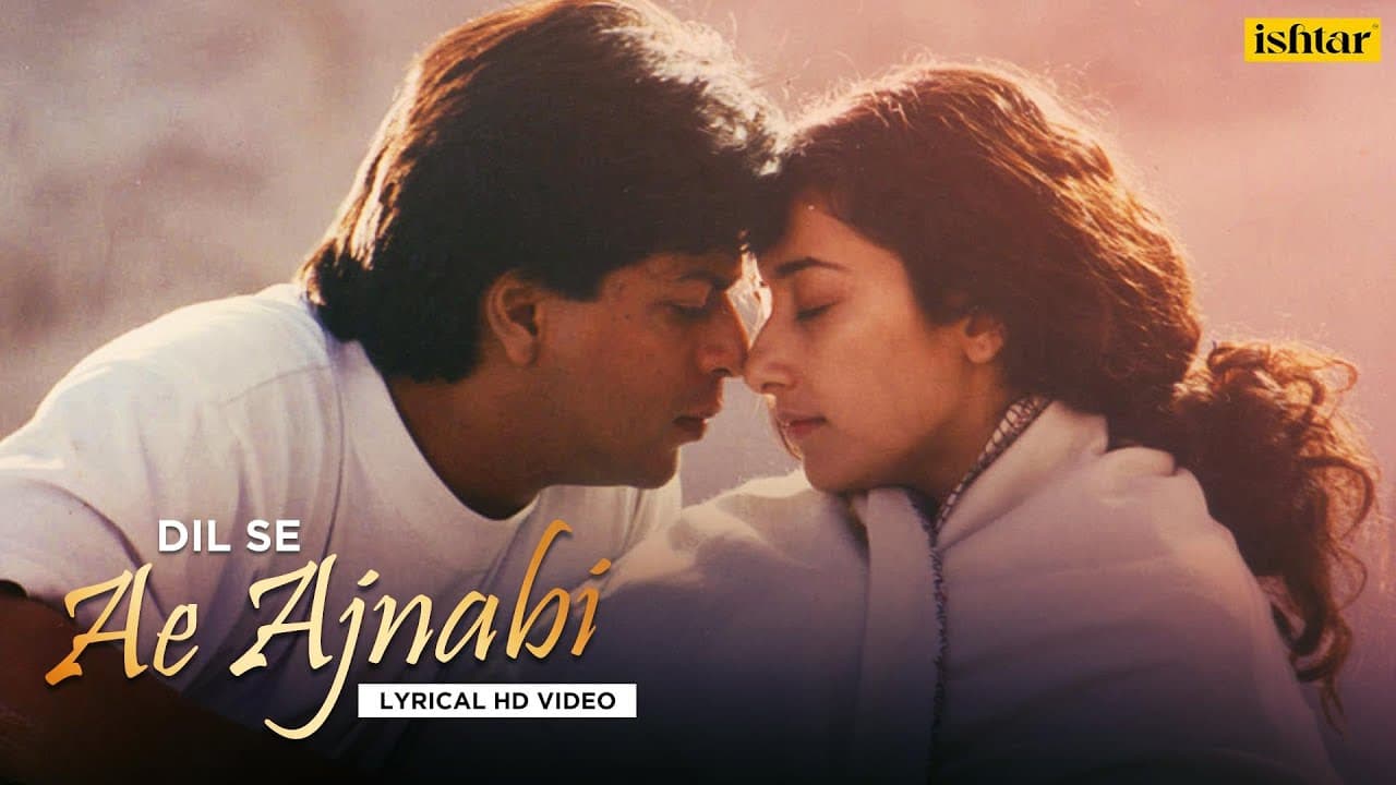 Ae Ajnabi - Official Lyrical Video | Dil Se | Udit Narayan & Mahalaxmi  | A R Rahman