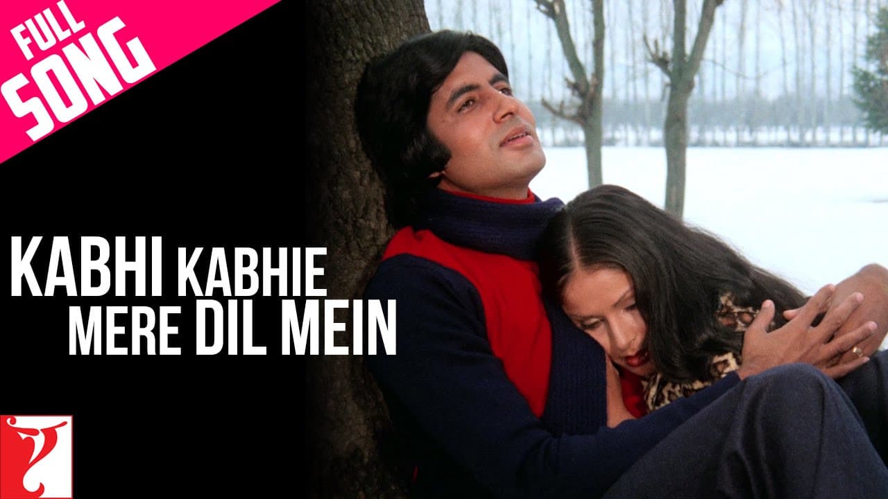 Kabhi Kabhie Mere Dil Mein Song | Amitabh Bachchan, Rakhee | Mukesh | Khayyam | Sahir Ludhianvi