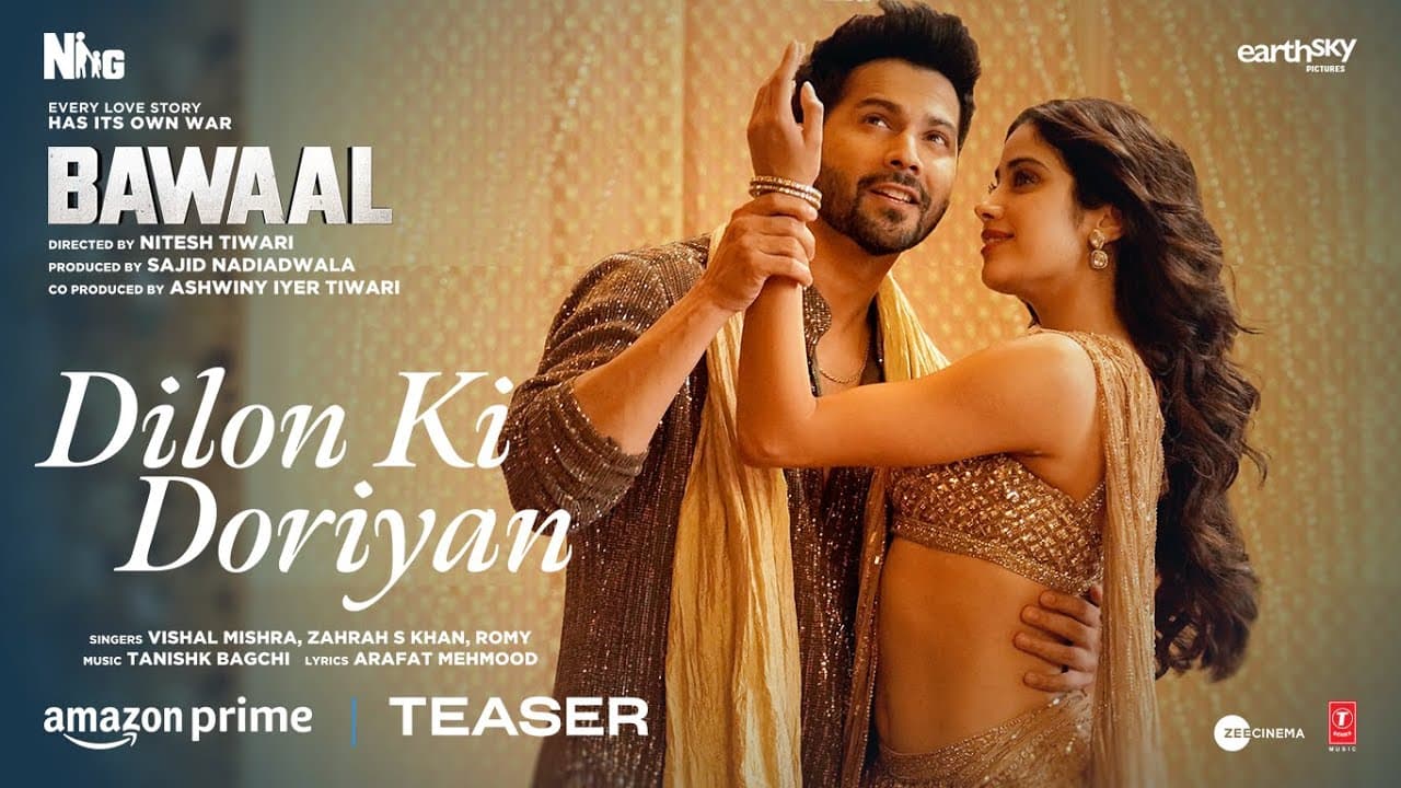 Dilon Ki Doriyan (Teaser) Bawaal | Varun, Janhvi | Tanishk, Vishal M, Zahrah, Romy | Sajid N, Nitesh