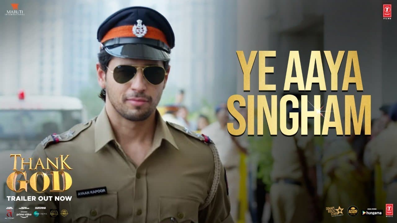 Thank God | Dialogue Promo 03: Ye Aaya Singham | Ajay Devgn, Sidharth, Rakul | Bhushan K