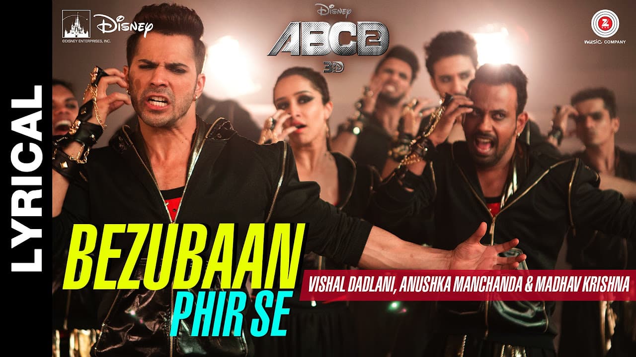 Bezubaan Phir Se - Lyrical Video | Disney's ABCD 2 | Varun Dhawan - Shraddha Kapoor | Sachin - Jigar