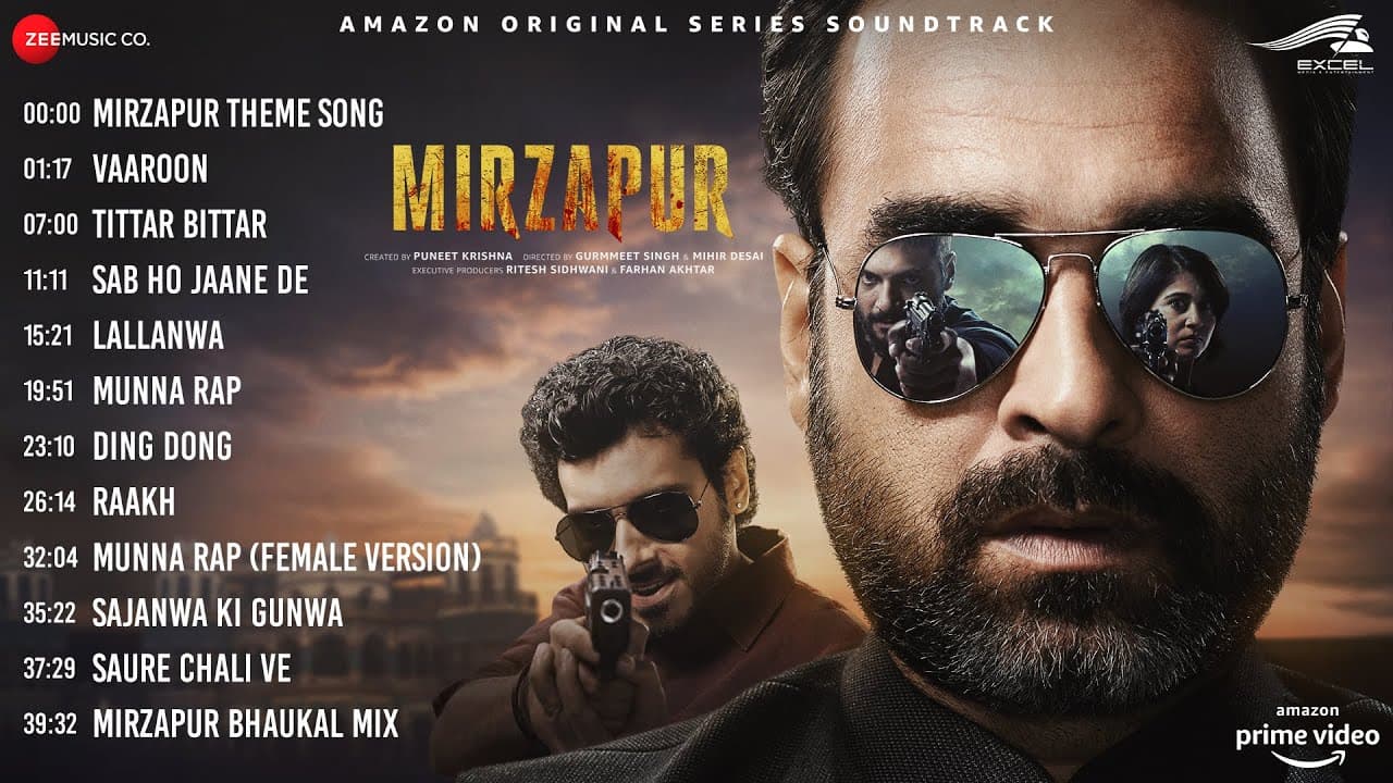 MIRZAPUR - Full Album|Pankaj Tripathi, Ali Fazal, Divyenndu|Anand Bhaskar|John Stewart Eduri|Jukebox