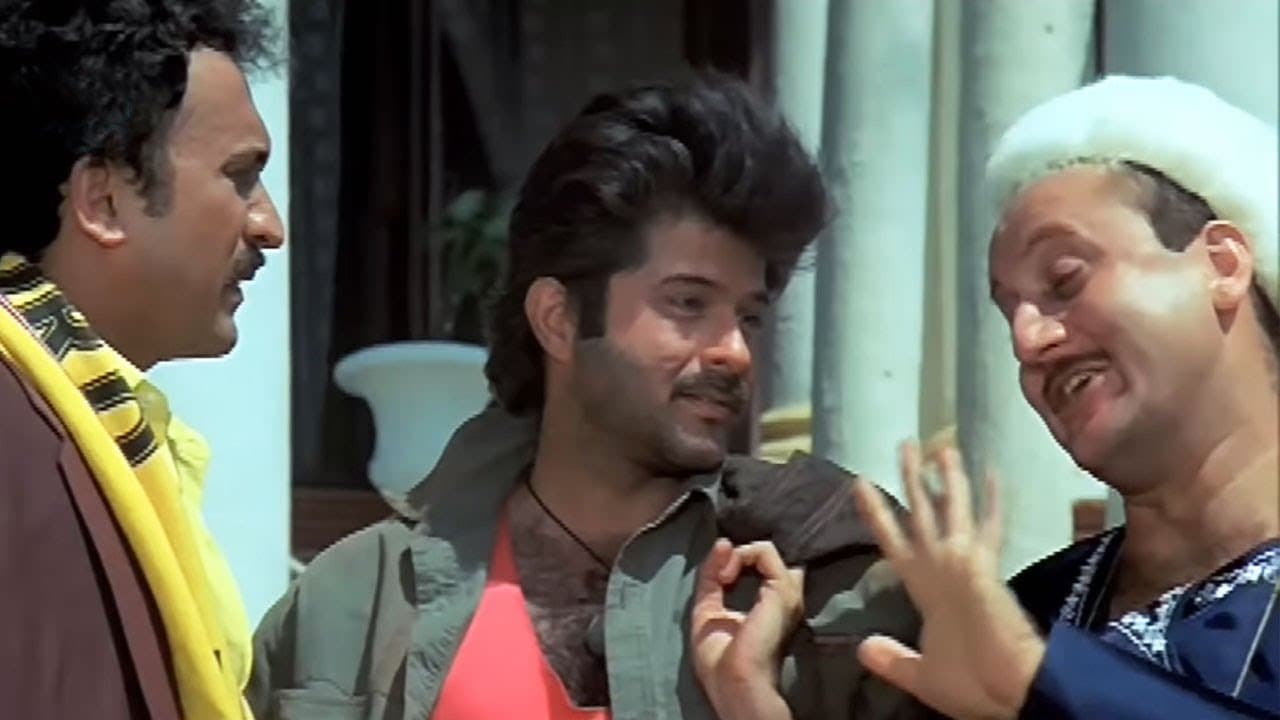 Anil Kapoor's deal with Anupam Kher | Tezaab | Emotional Scene 5/20