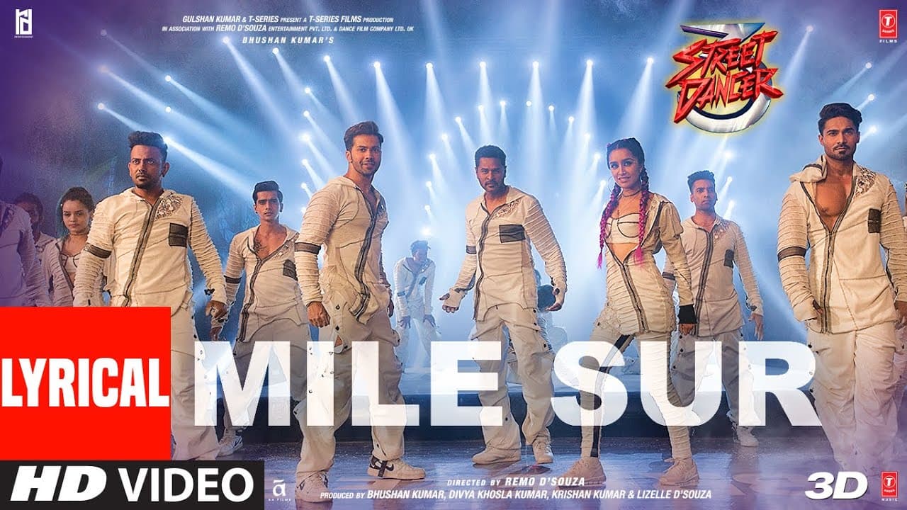 Lyrical: Mile Sur | Street Dancer 3D | Varun, Shraddha, Prabhu D|Navraj H, Shalmali, Sachin Jigar