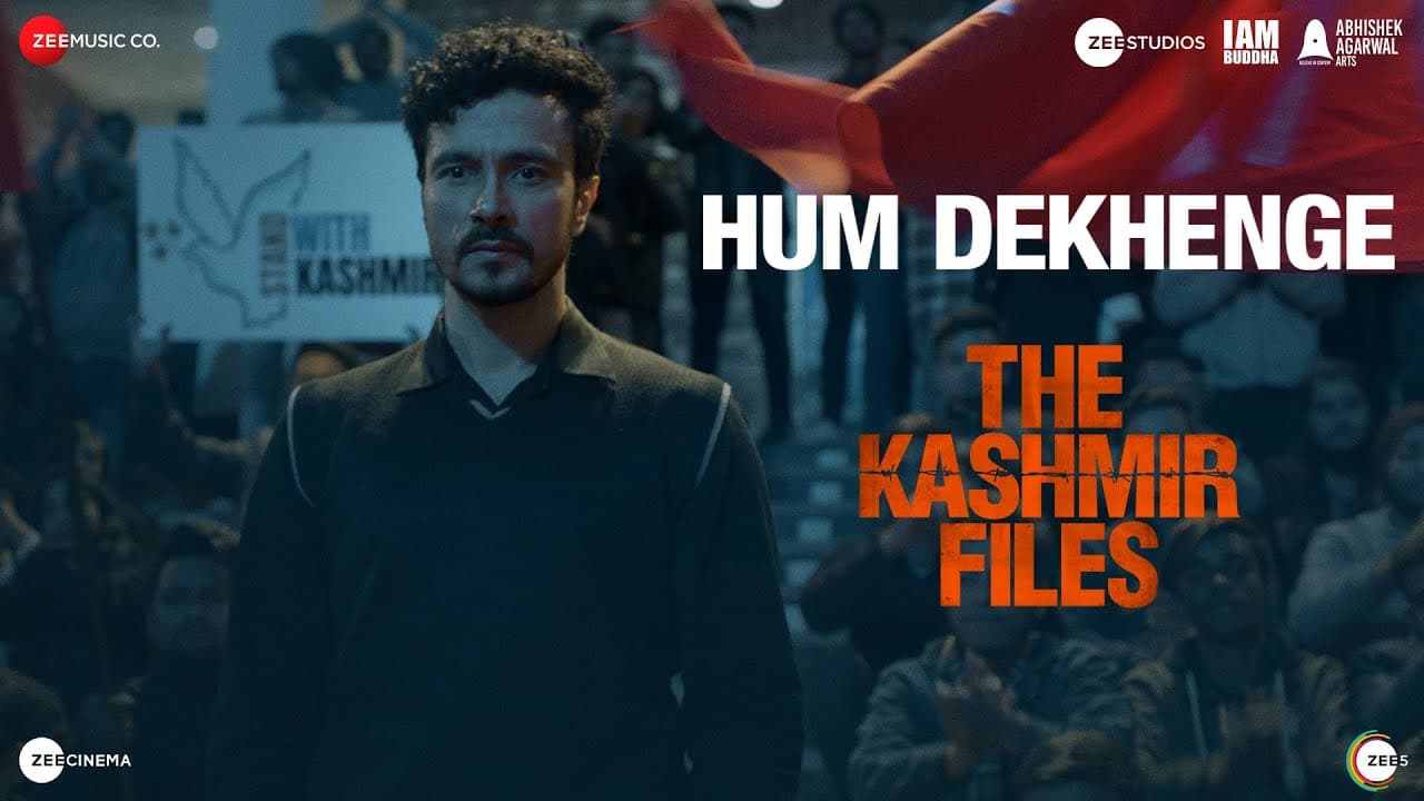 Hum Dekhenge - The Kashmir Files | Darshan Kumaar & Pallavi Joshi | Swapnil Bandodkar
