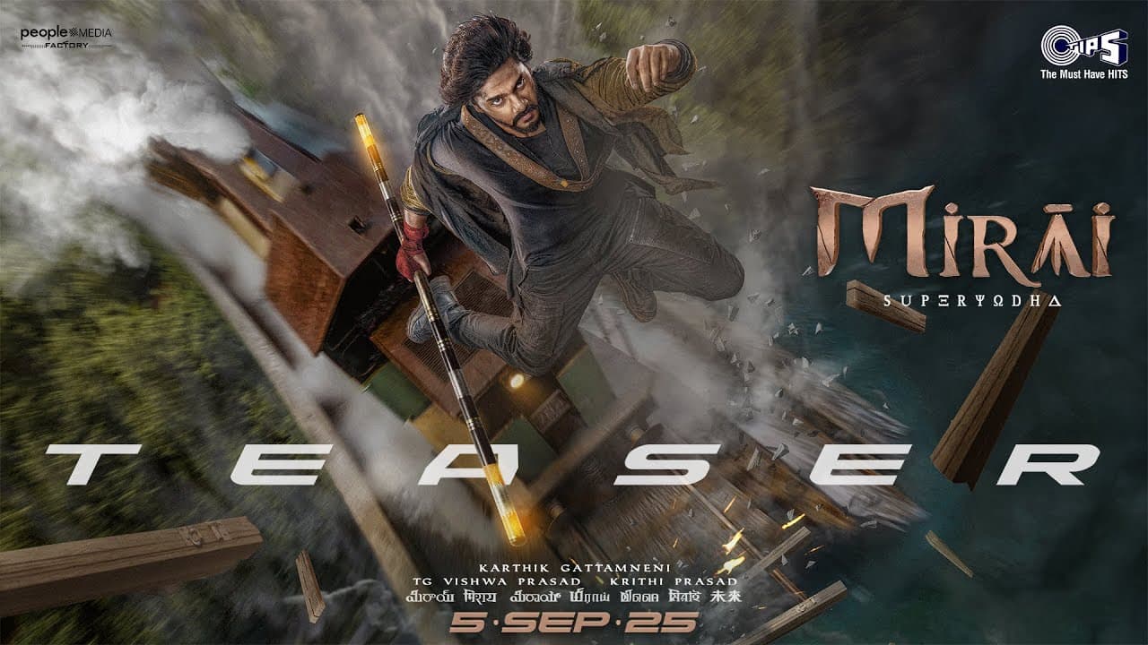 Mirai Hindi Teaser | Teja Sajja | Manchu Manoj | Karthik Gattamneni | In Cinemas 5th September, 2025