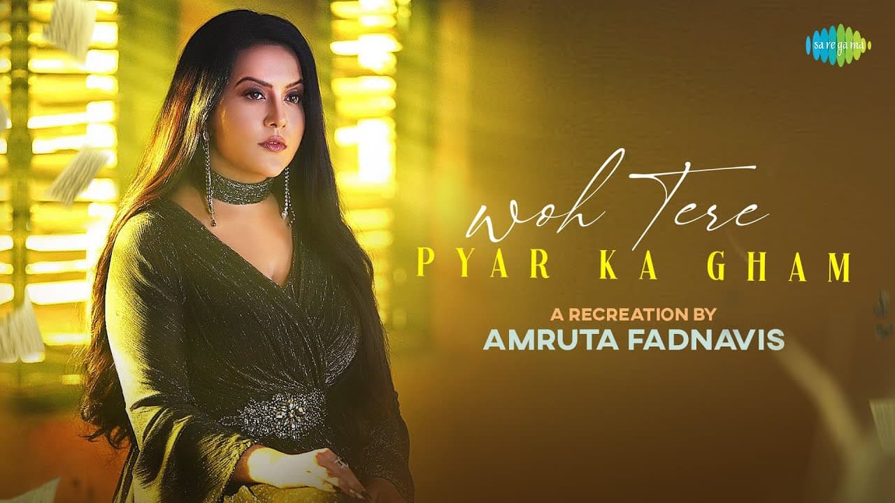 Woh Tere Pyar Ka Gham | Amruta Fadnavis | Re-creation | Shakti Hasija | Mukesh | Jai Kothari