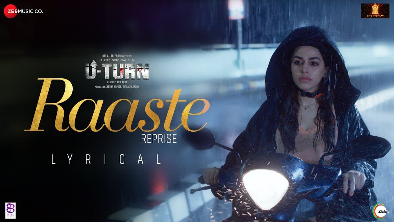 Raaste Reprise - Lyrical | U-Turn | Alaya F, Aashim G, Priyanshu P | Raj Barman | Arko | Rashmi V