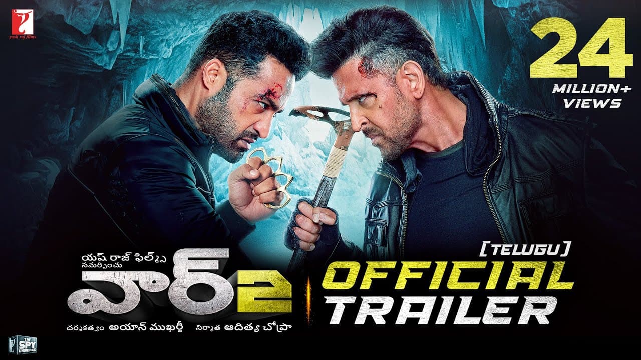 WAR 2 Official Trailer | Telugu | Hrithik Roshan, NTR, Kiara Advani, Ayan Mukerji | YRF Spy Universe