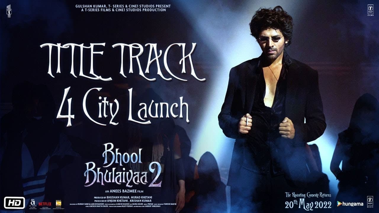 Bhool Bhulaiyaa2: Title Track 4 City Launch | Kartik A, Kiara A, Tabu | Anees B, Bhushan K, Pritam
