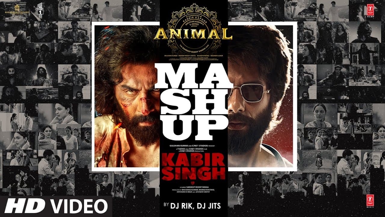 ANIMAL X KABIR SINGH (Mashup): Ranbir Kapoor, Shahid Kapoor | Sandeep Reddy Vanga | Dj Rik, Dj Jits