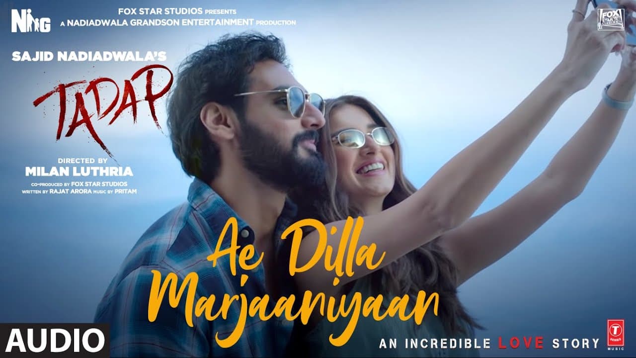 Ae Dilla Marjaaniyaan - Audio | Tadap | Ahan Shetty, Tara Sutaria | Pritam, Neha Kakkar | Milan L