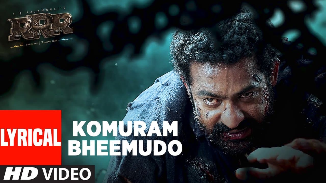 Komuram Bheemudo Song (Lyrical - Hindi) RRR - NTR, Ram Charan | Bhairava | M M Kreem | SS Rajamouli