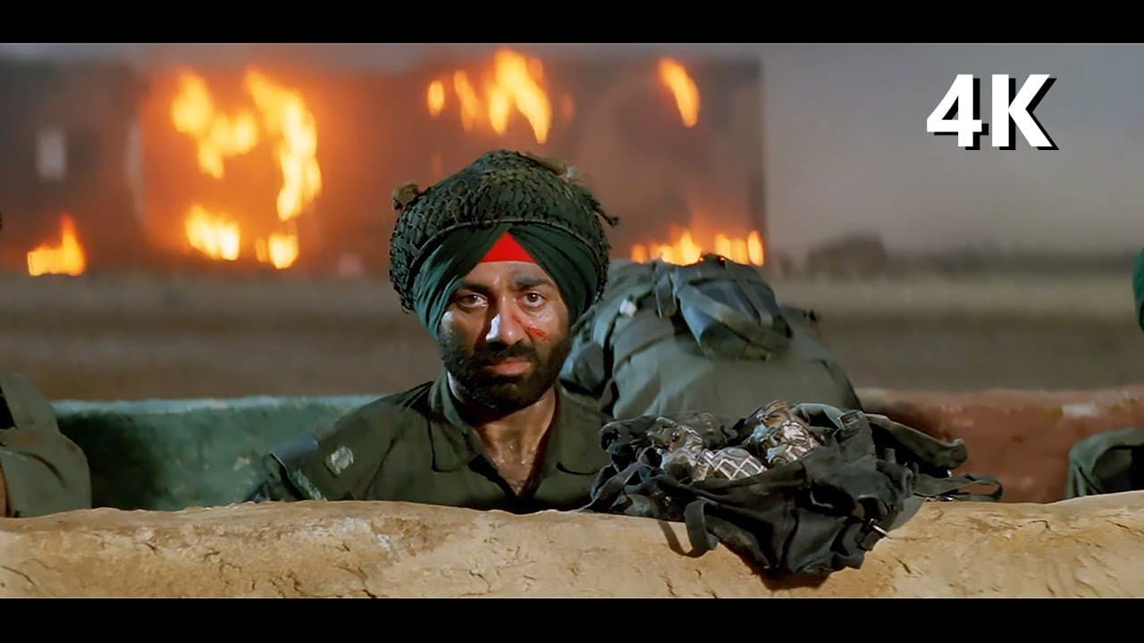 4K Border Movie Song | Hindustan Hindustan Hindustan Meri Jaan | Sunny Deol 90s Deshbhakti
