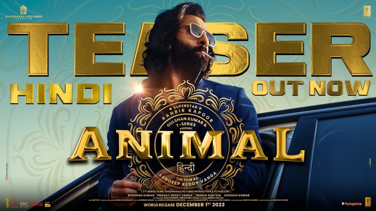 ANIMAL (OFFICIAL TEASER): Ranbir Kapoor |Rashmika M, Anil K, Bobby D |Sandeep Reddy Vanga |Bhushan K