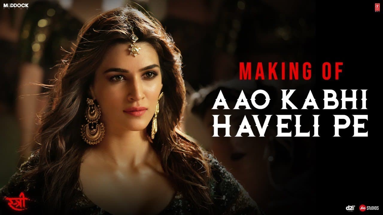Making Of Aao Kabhi Haveli Pe  Song | STREE |  Kriti Sanon | Badshah, Nikhita Gandhi, Sachin - Jigar