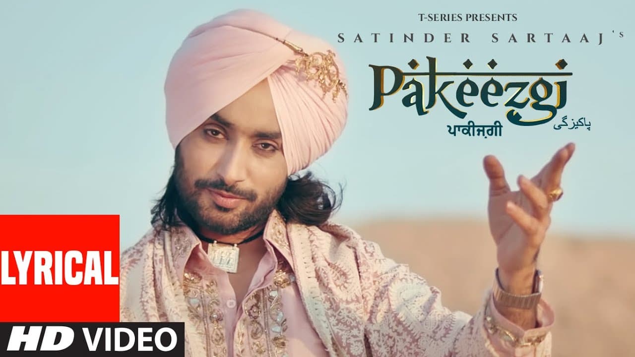 Pakeezgi (Lyrical) | Satinder Sartaaj | Beat Minister | Latest Songs 2021 | T-Series