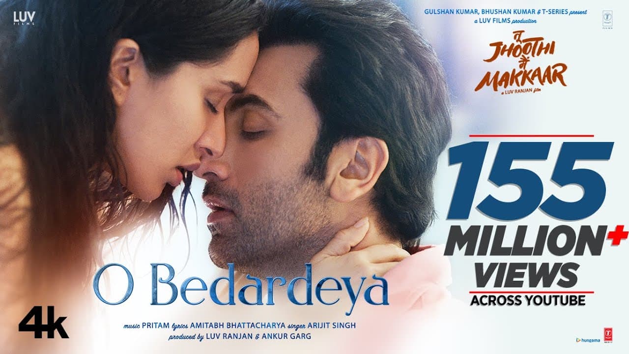 O Bedardeya (Full Video) Tu Jhoothi Main Makkaar | Ranbir, Shraddha | Pritam,Arijit Singh, Amitabh B