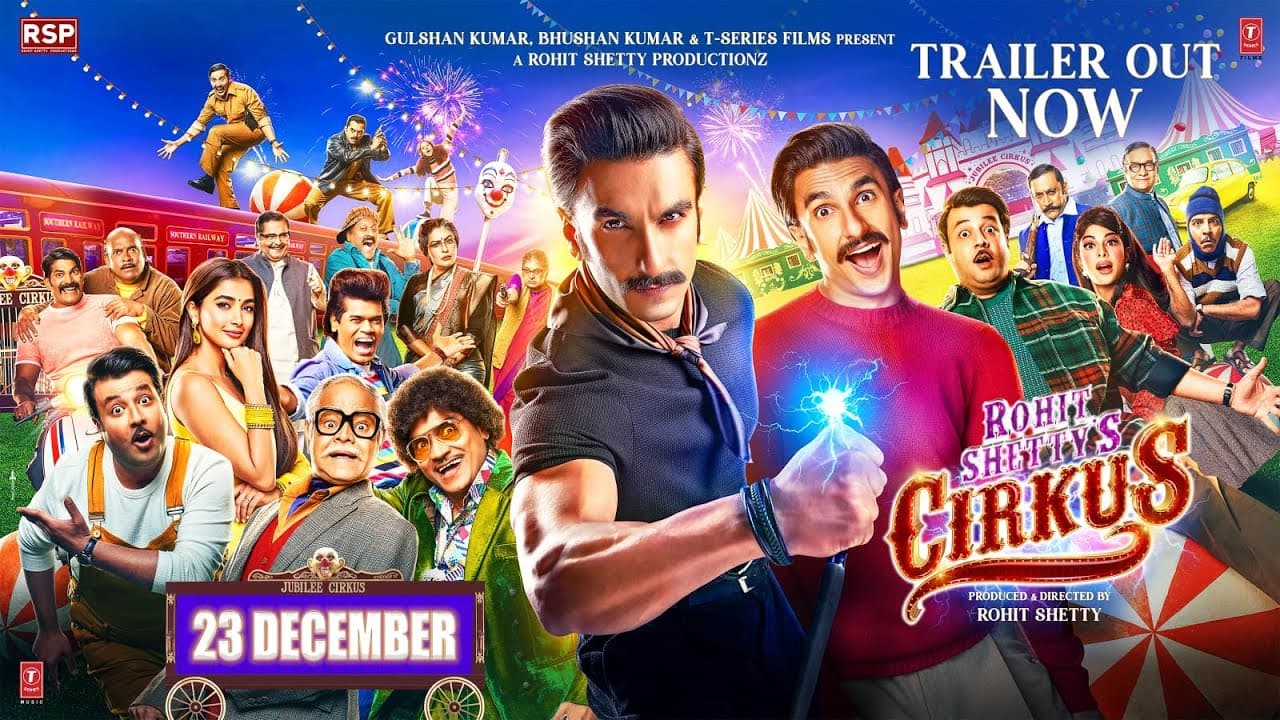 Cirkus | Official Trailer | Ranveer Singh | Rohit Shetty | In Cinemas 23rd Dec