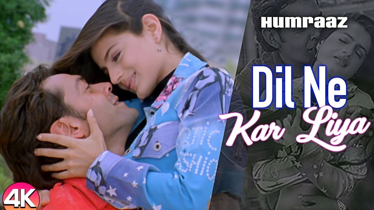 Dil Ne Kar Liya Aitbaar - 4K Video | Humraaz | Bobby Deol & Amisha Patel | Hindi Romantic Song